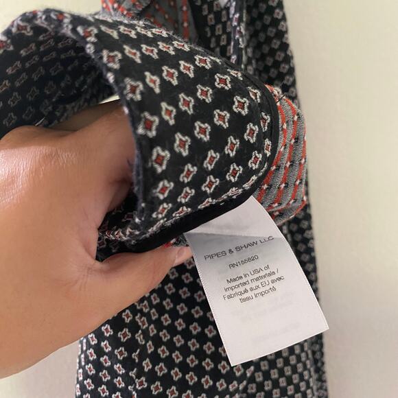 Veronica Beard Hibiscus Flare Pants in Black/Multi Pattern Size 8 - Picture 8 of 9